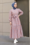 Roza Turuncu Elbise