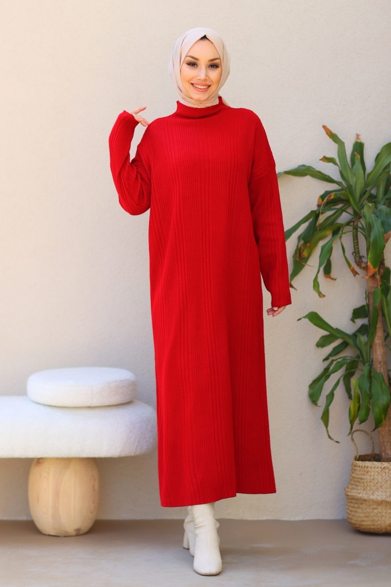 Sidney Kırmızı Elbise