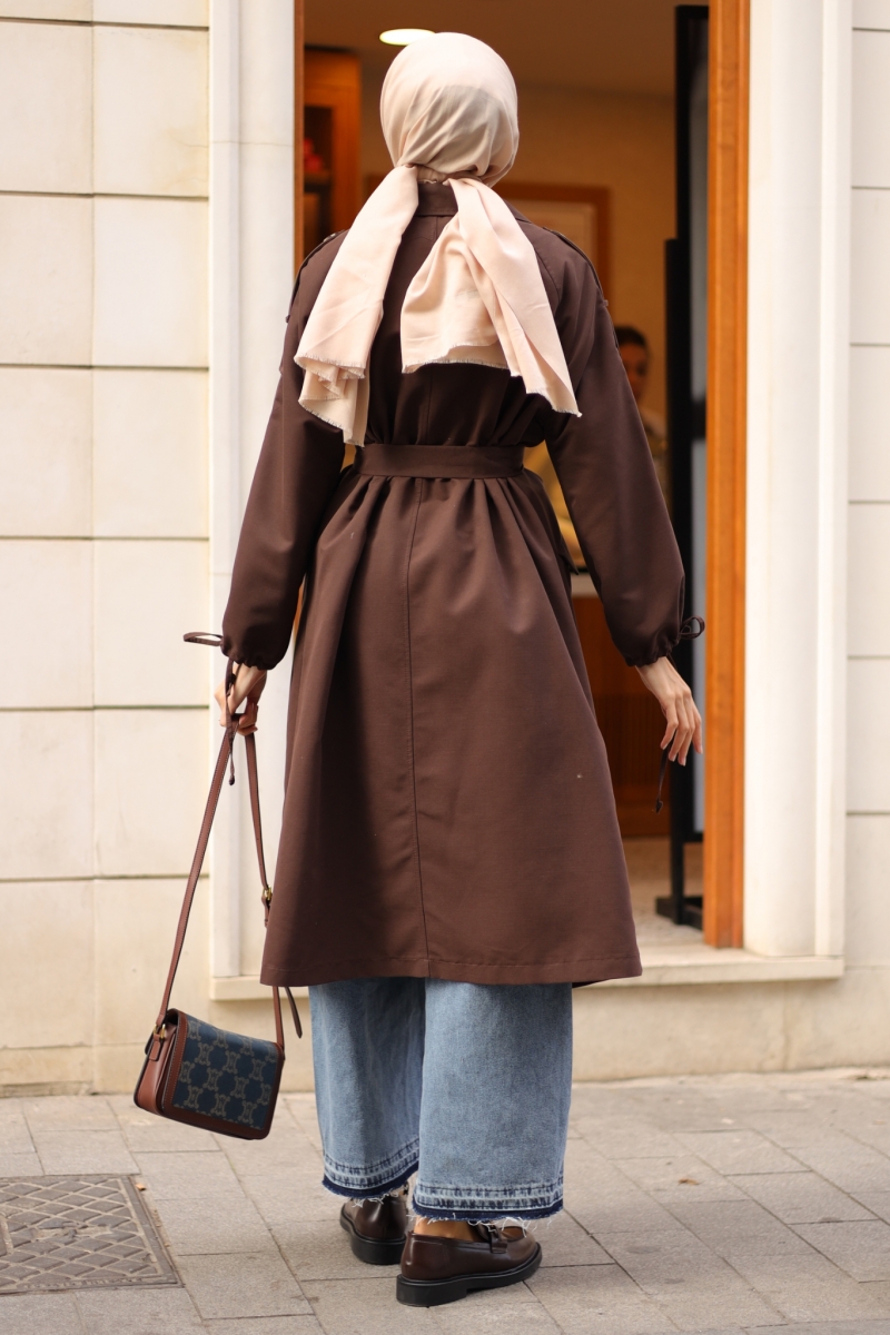 Tedy Brown Trench Coat
