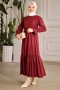 Banto Burgundy Dress 