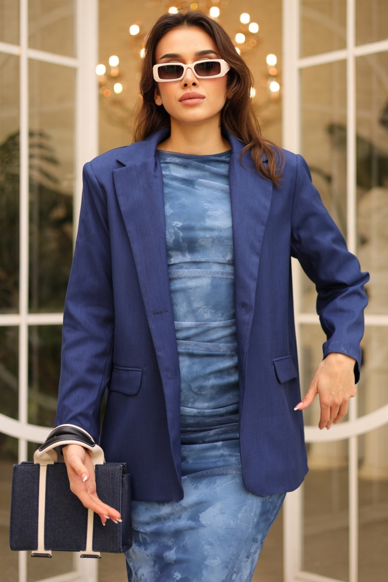 Jane Sax Blue Jacket 