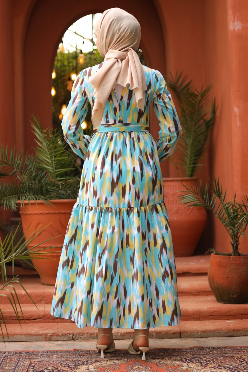 Leilla Turquoise Dress