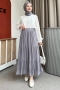 Nefel Grey Skirt 