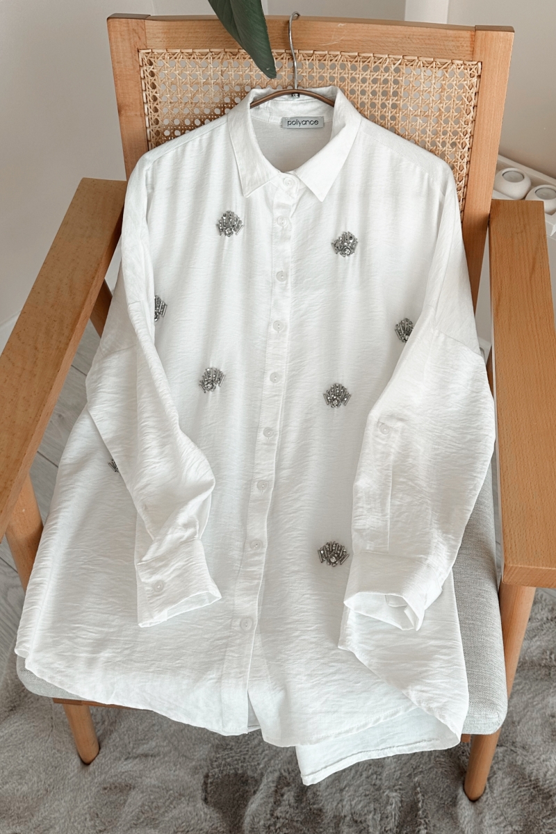 Ruti Beyaz Bluz