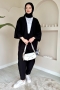 Vania Black Kimono Suit 