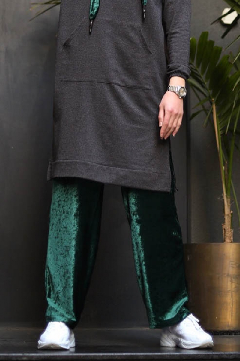 Bird Zümrüt Pantolon