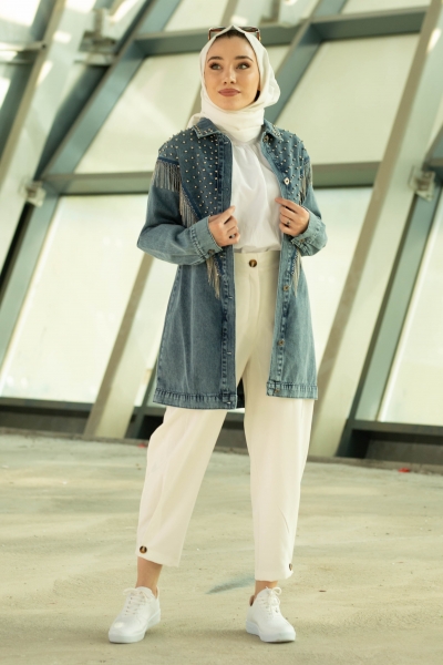 Hellow Mavi Kot Ceket