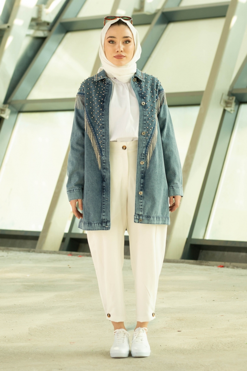 Hellow Mavi Kot Ceket