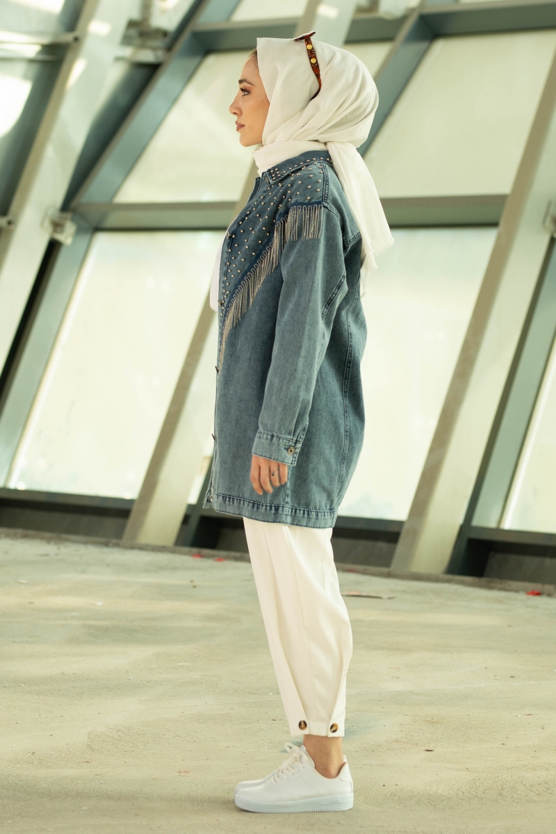 Hellow Mavi Kot Ceket