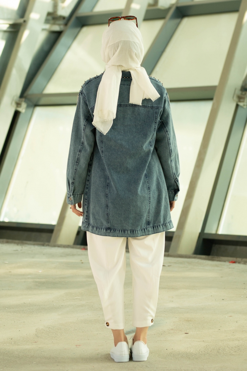 Hellow Mavi Kot Ceket