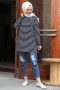 Line Siyah Tunik
