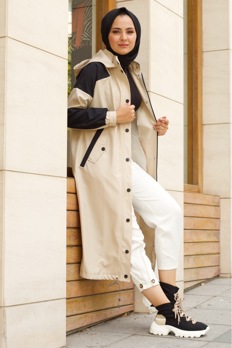 Winter Bej Trençkot