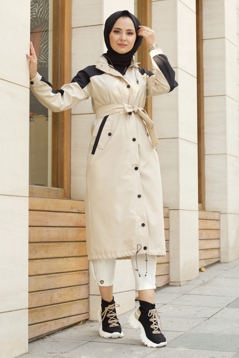 Winter Bej Trençkot