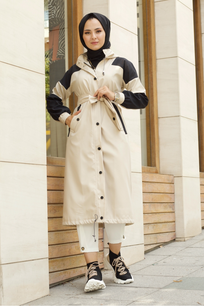 Winter Bej Trençkot