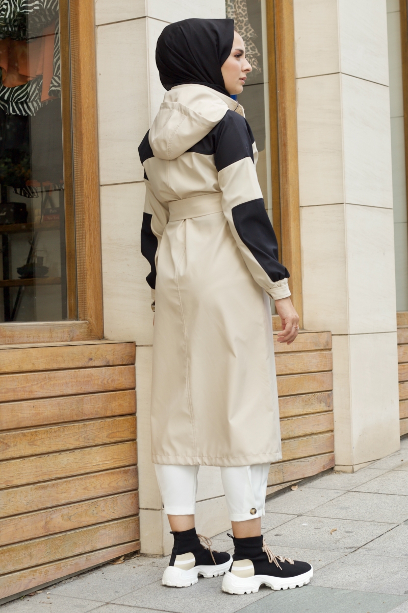 Winter Bej Trençkot