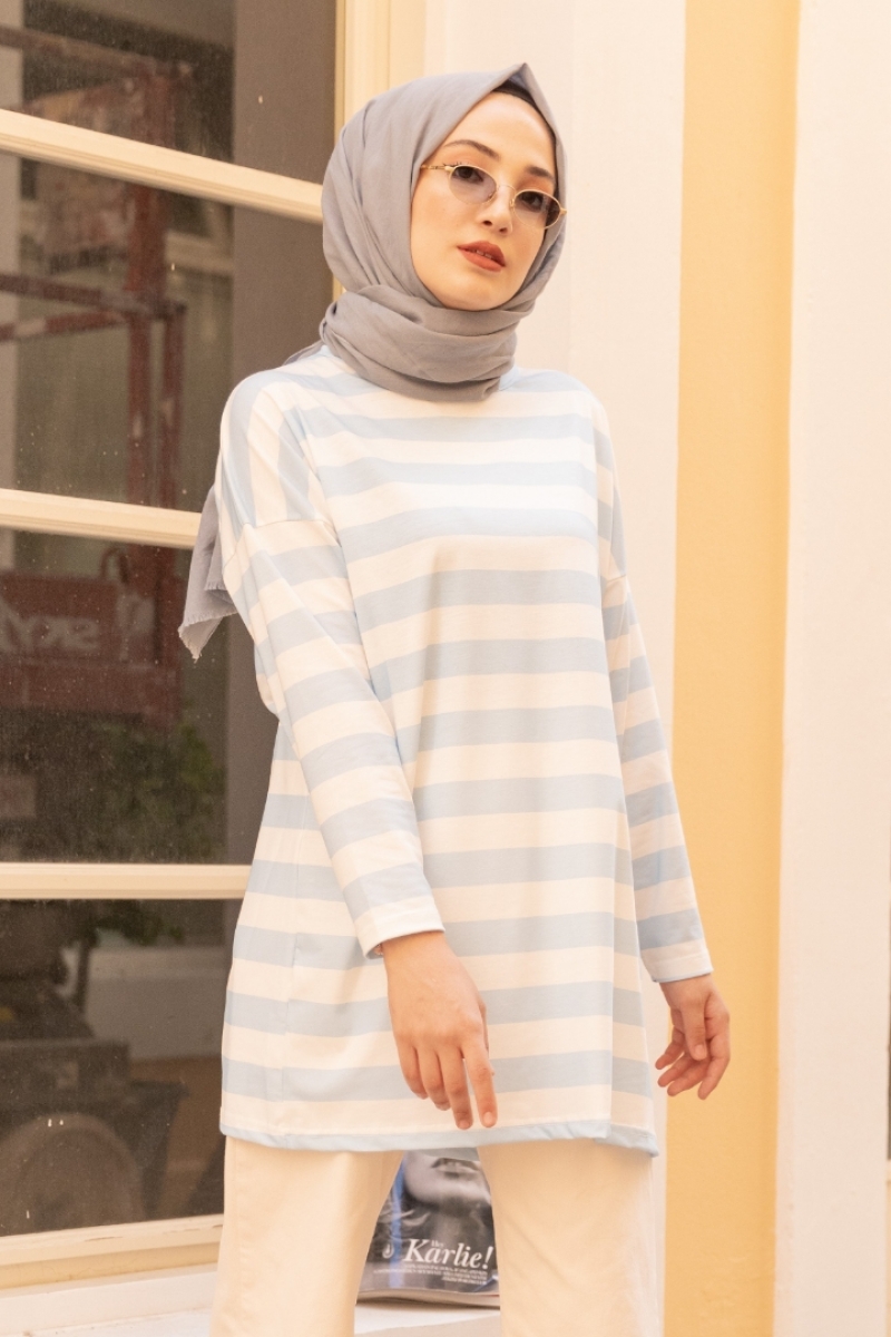 Zenit Turkuaz Tunik