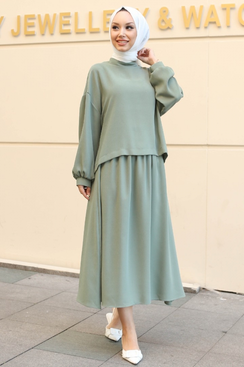 Abriana Mint Yeşili Takım