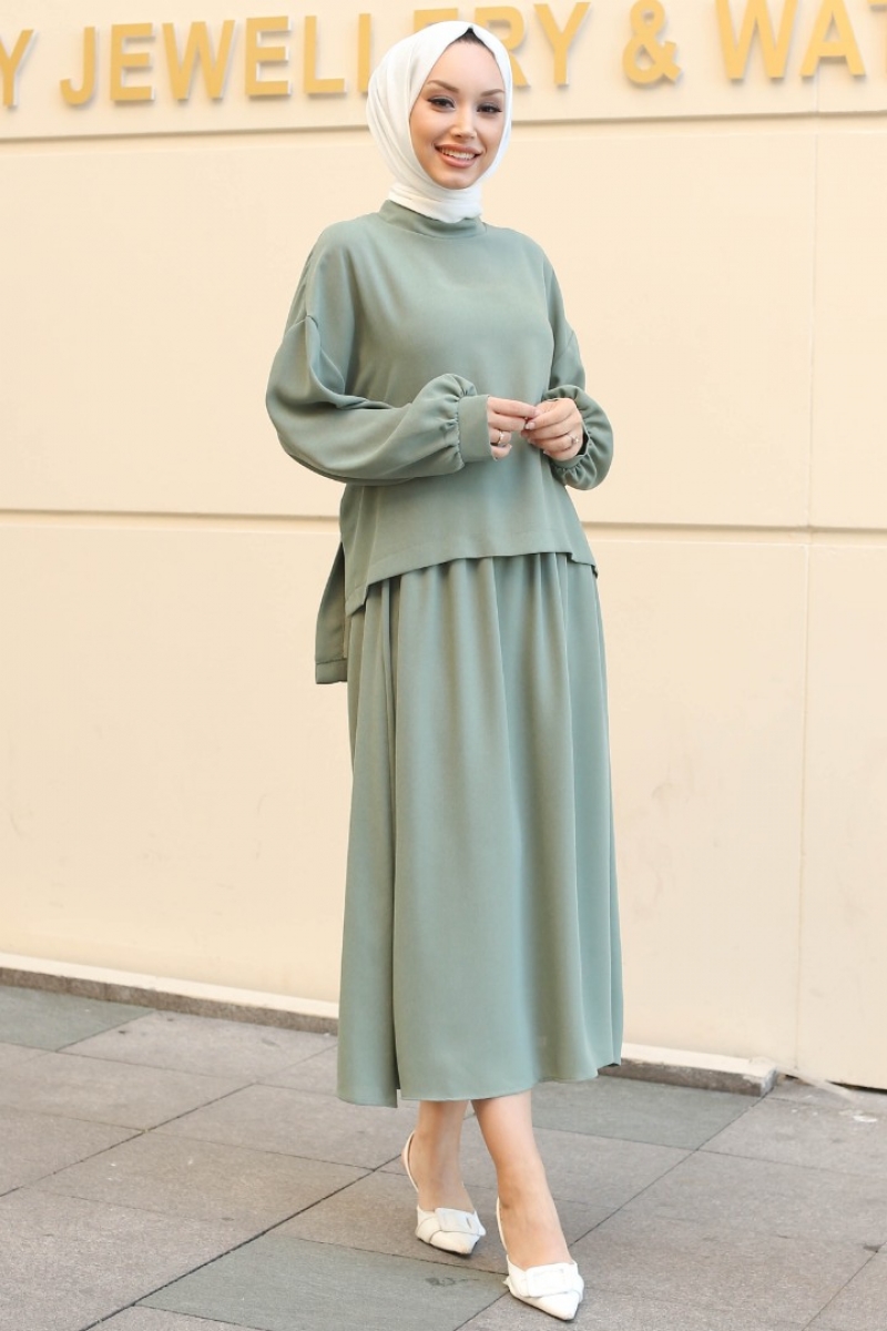 Abriana Mint Yeşili Takım