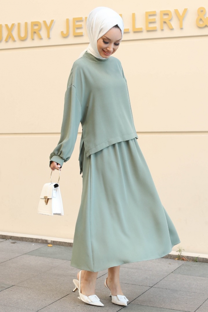 Abriana Mint Yeşili Takım