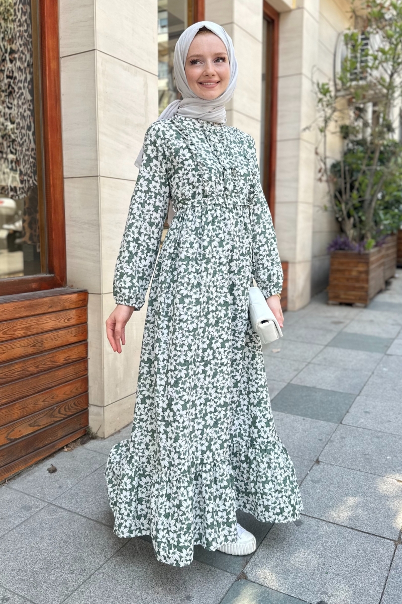 Adella Yeşil Elbise