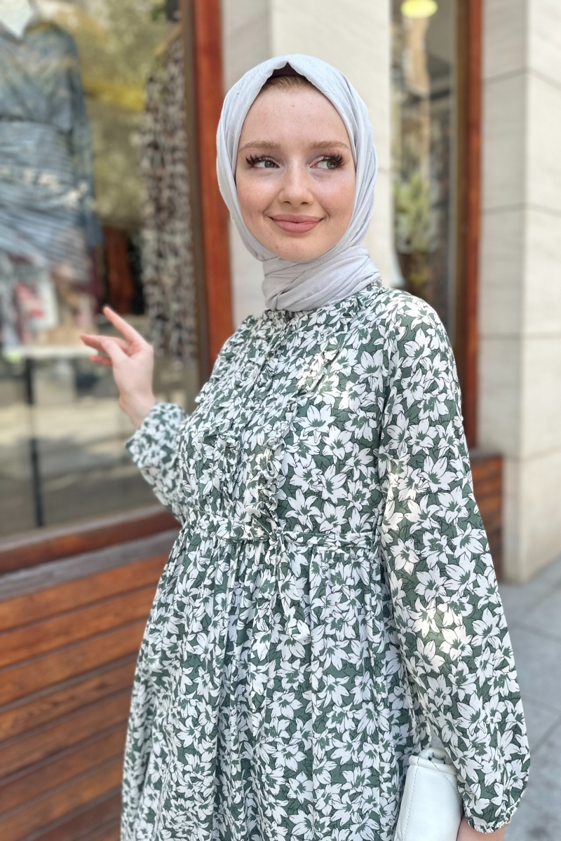 Adella Yeşil Elbise