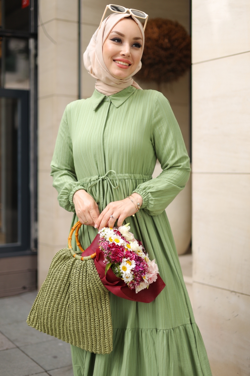 Alder Mint Yeşili Elbise