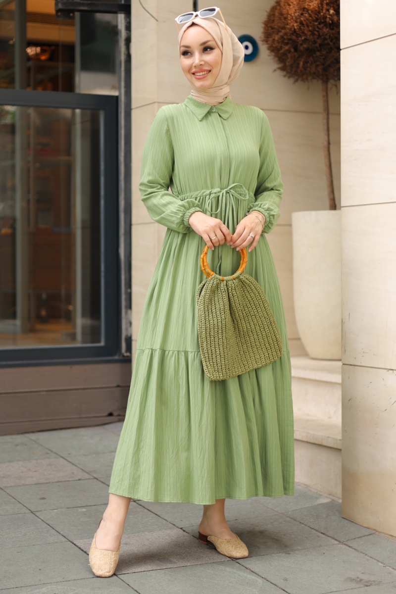 Alder Mint Yeşili Elbise