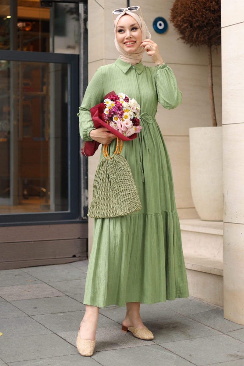 Alder Mint Yeşili Elbise