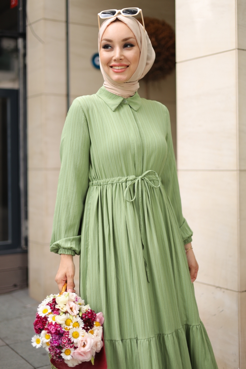 Alder Mint Yeşili Elbise