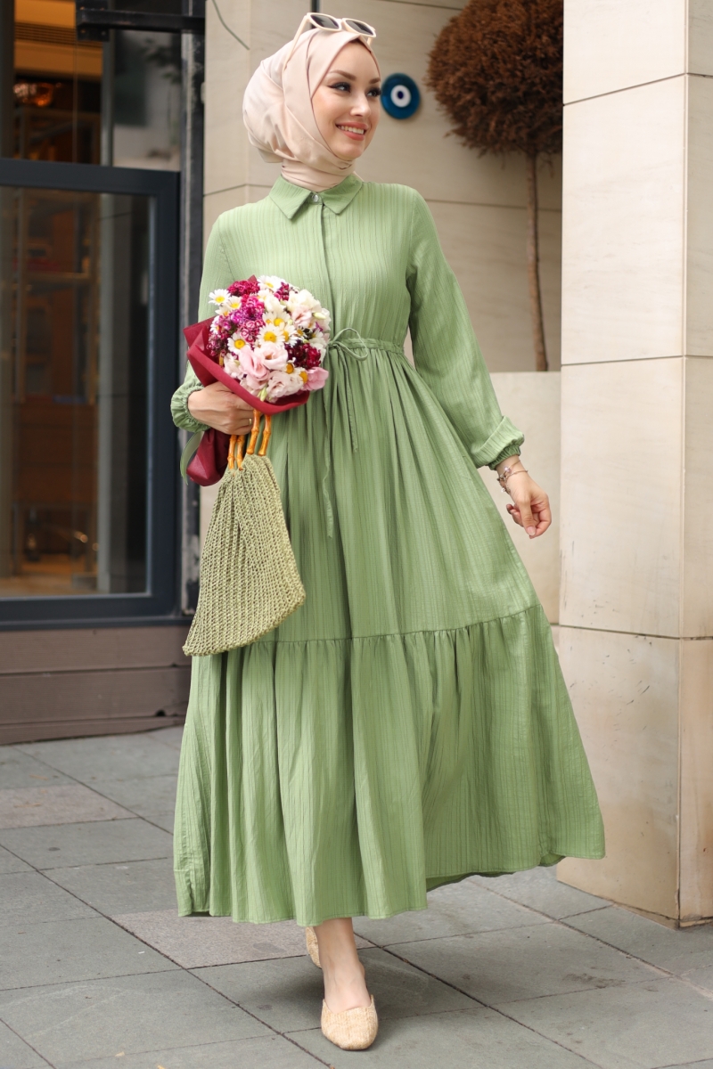 Alder Mint Yeşili Elbise