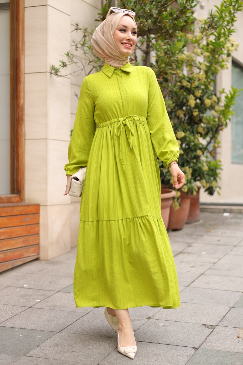 Alder Yağ Yeşili Elbise