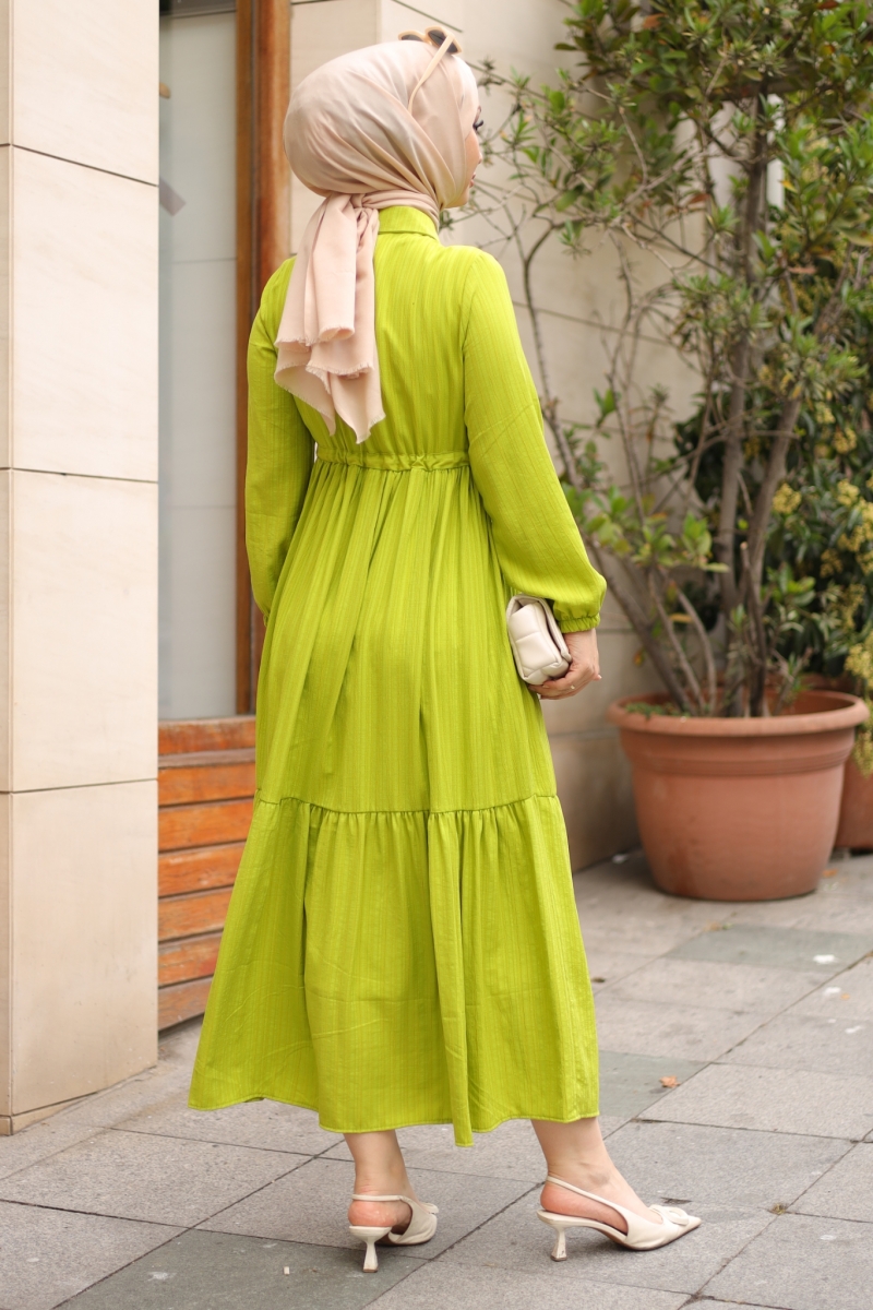 Alder Yağ Yeşili Elbise