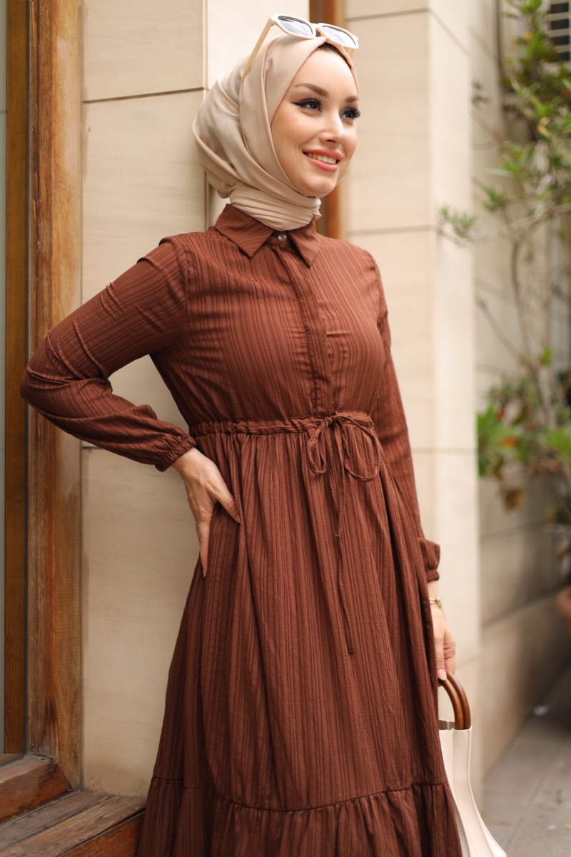 Alder Kahverengi Elbise