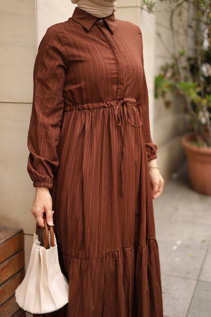 Alder Kahverengi Elbise