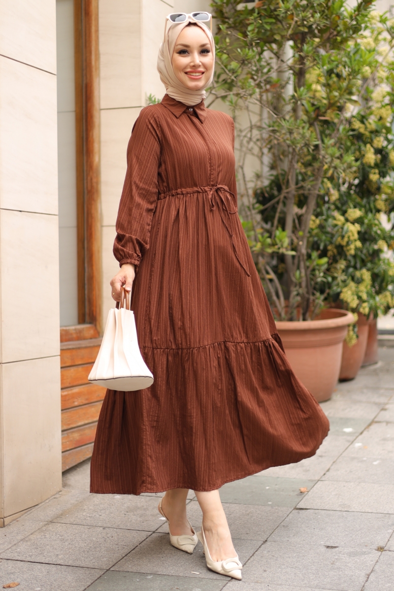 Alder Kahverengi Elbise