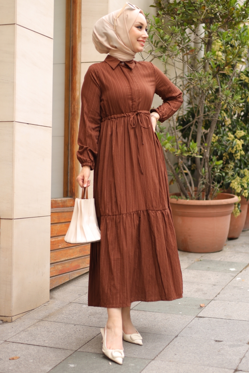 Alder Kahverengi Elbise