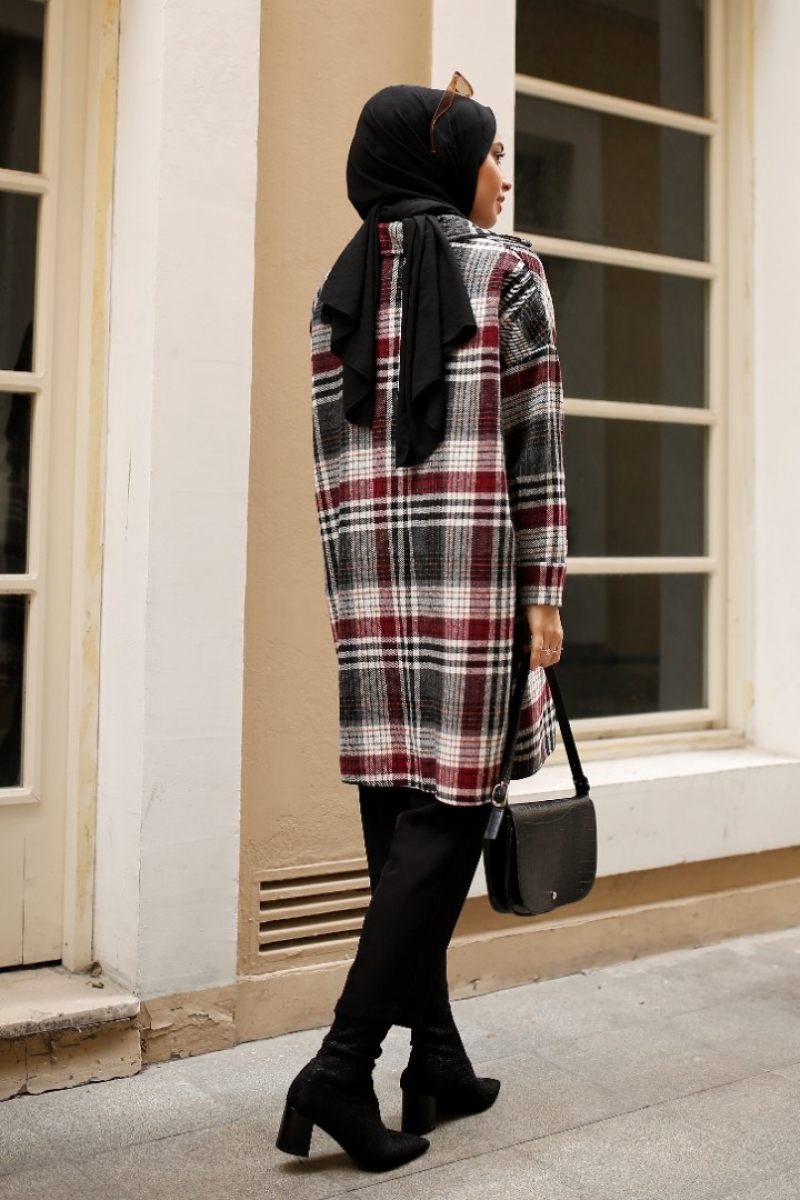 Alexa Haki Ekose Ceket Gömlek