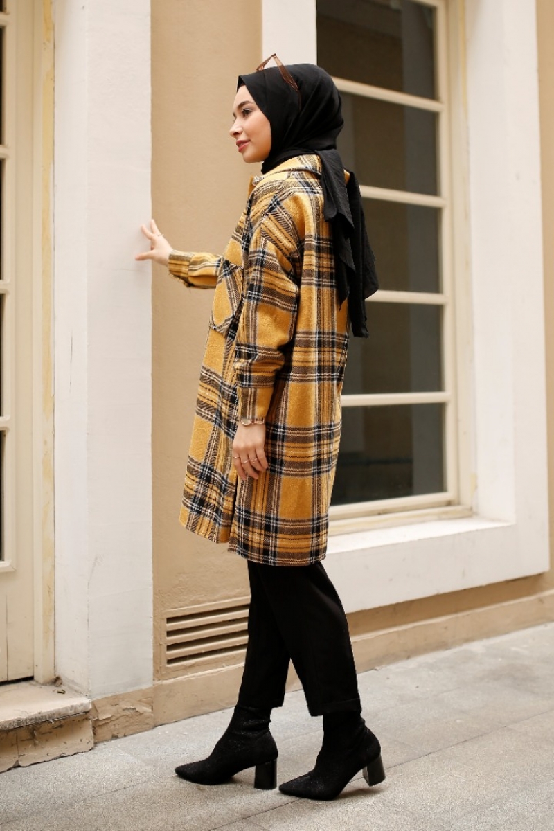 Alexa Hardal Ekose Ceket Gömlek