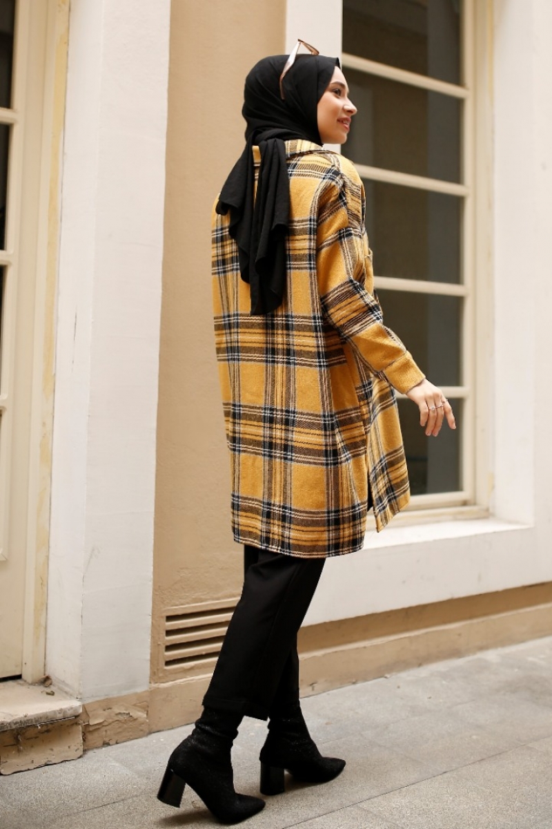 Alexa Hardal Ekose Ceket Gömlek