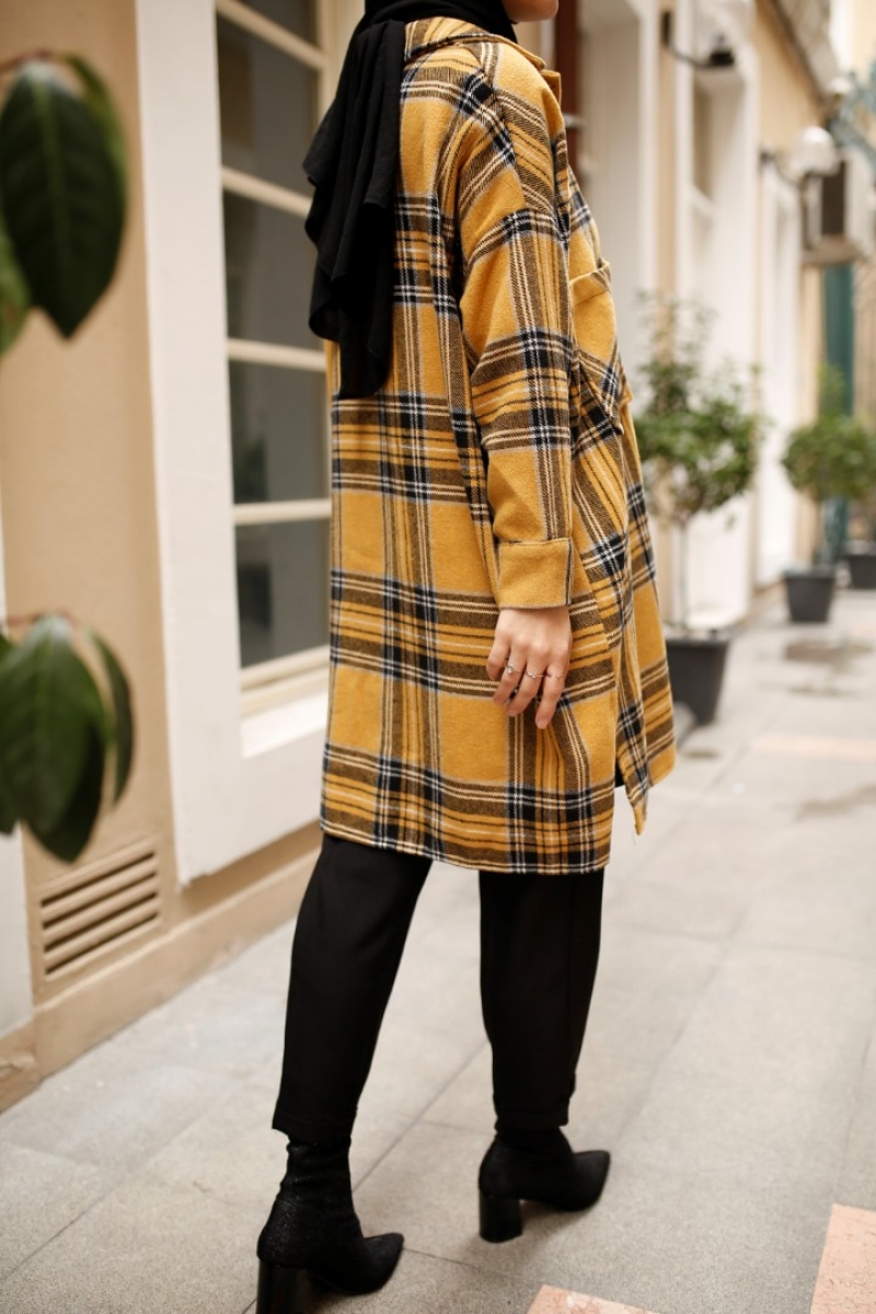 Alexa Hardal Ekose Ceket Gömlek