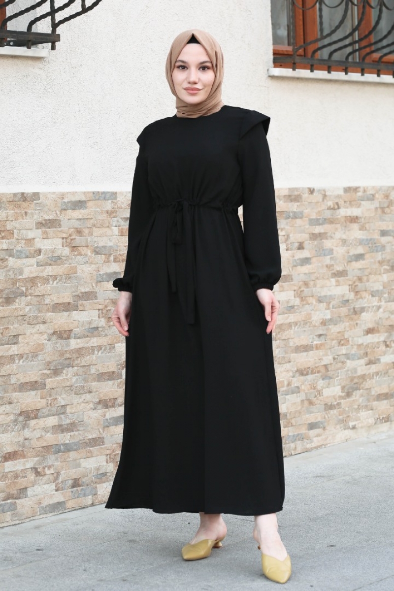 Aleya Siyah Elbise