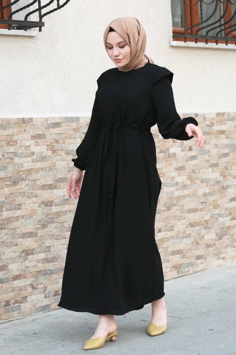 Aleya Siyah Elbise