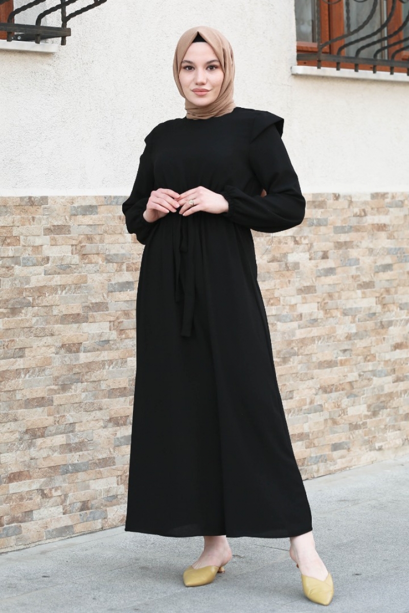 Aleya Siyah Elbise