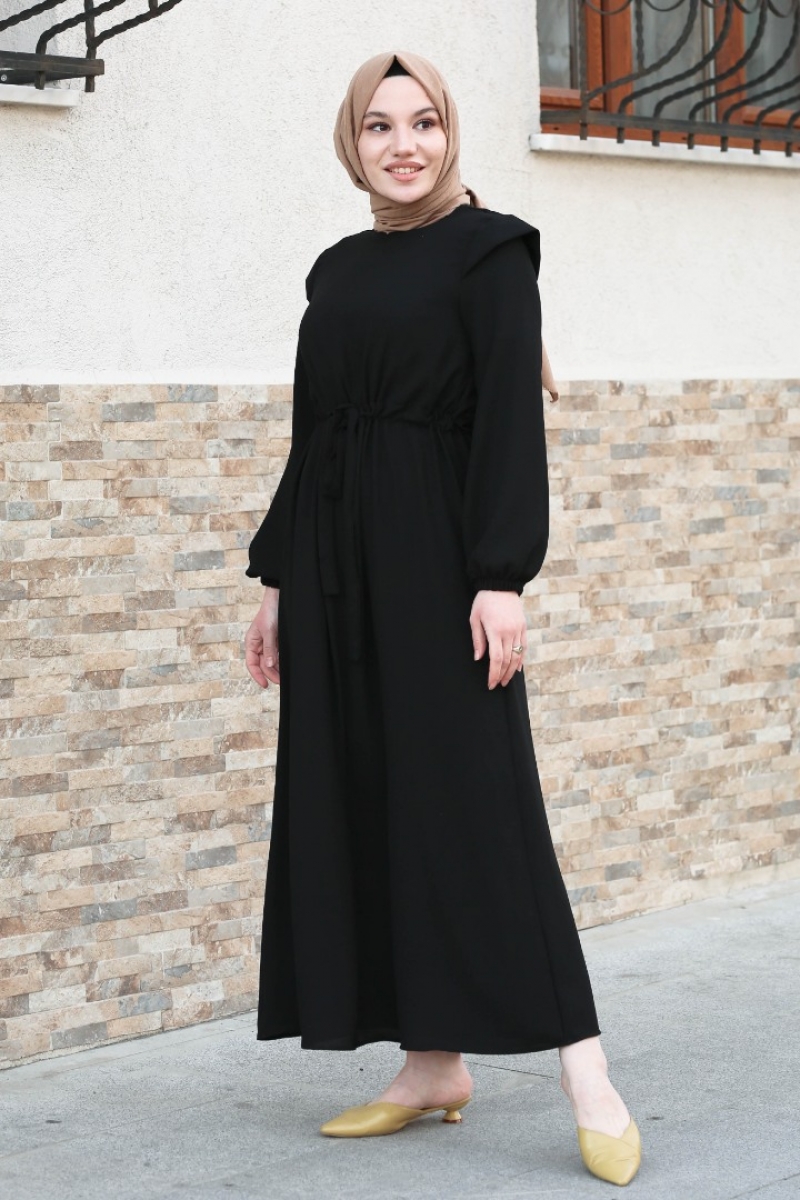 Aleya Siyah Elbise
