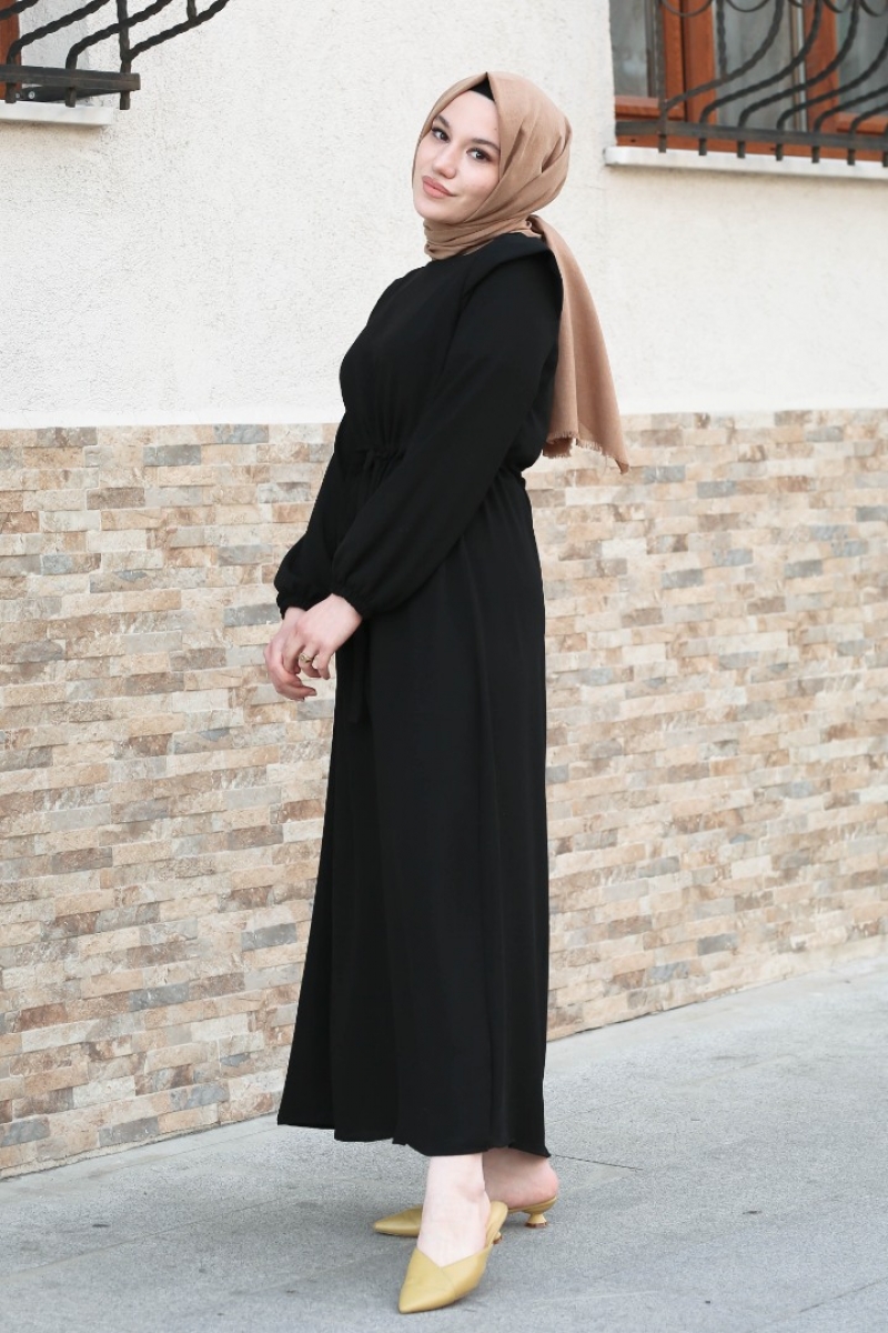 Aleya Siyah Elbise