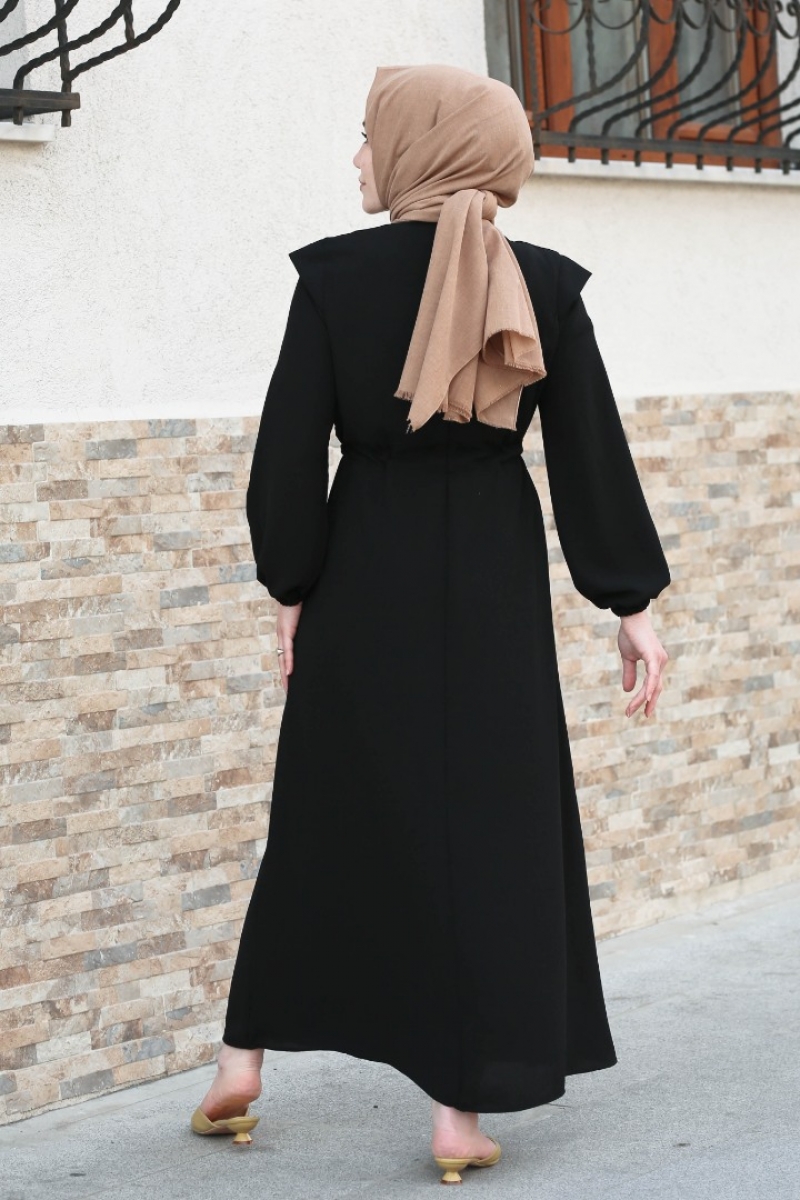 Aleya Siyah Elbise