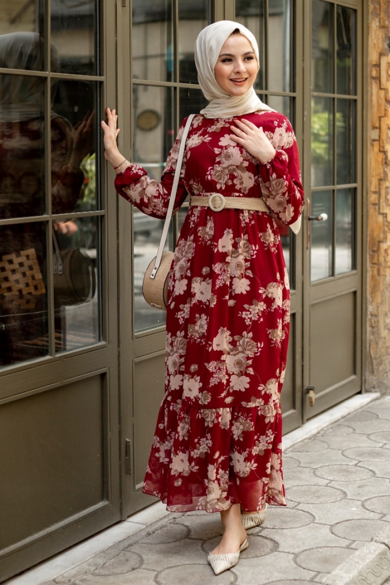 Alissa Bordo Elbise