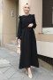 Almeda Siyah Elbise
