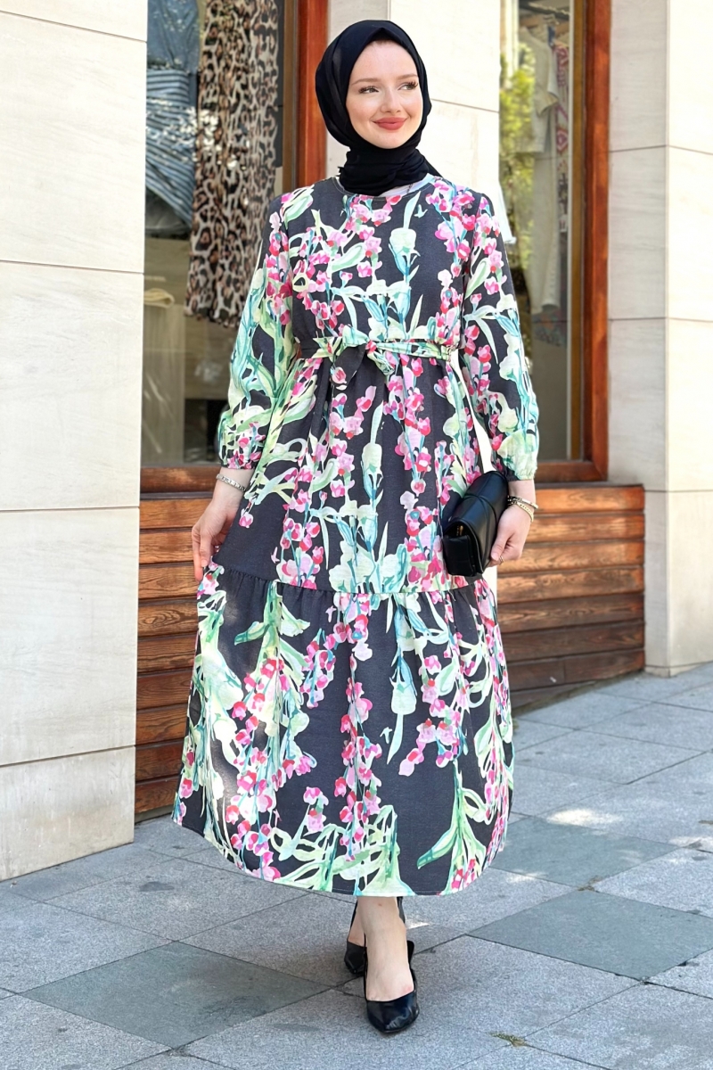 Alvena Antrasit Elbise