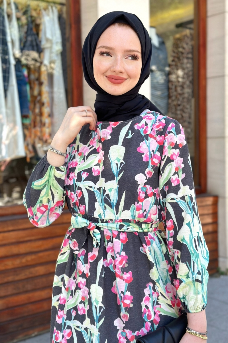 Alvena Antrasit Elbise